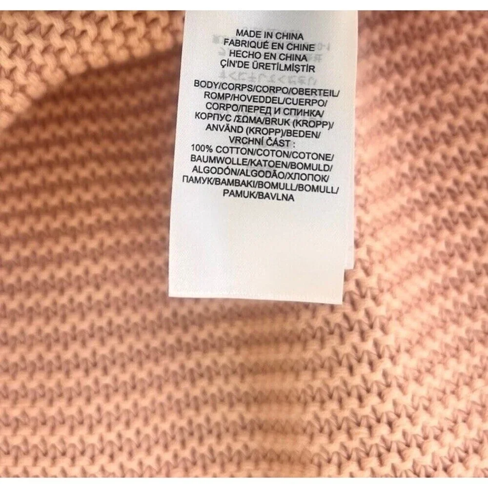 Lauren Ralph Lauren Pink Knit Sweater Pullover Small Thick Preppy Coquette
